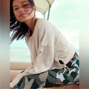 Offline by Aerie Weekend Side Tie Sweatshirt Sz XS NWT